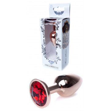 Анальная пробка Boss Series - Jewellery Red Gold PLUG Red S, BS6400109