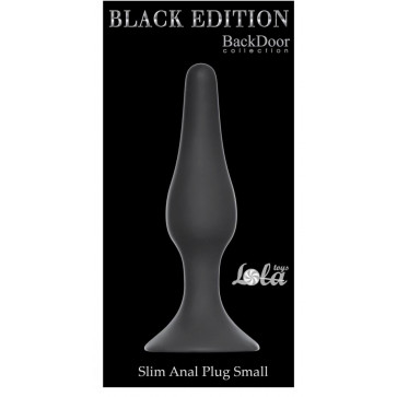 Анальный плаг Slim Anal Plug Small - Black, 57420701