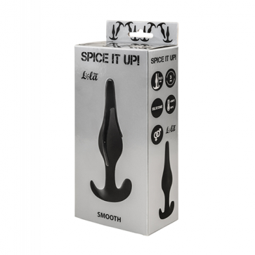 Анальный плаг Spice it up Smooth - Black, 57800801