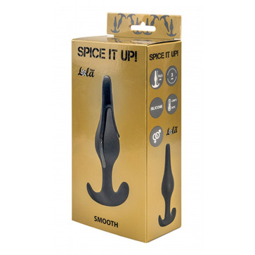 Анальный плаг Spice it up Smooth - Dark Grey, 57800802