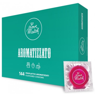 Цветные ароматизированные презервативы Love Match - Arromatizato, №144