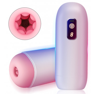 Автоматический мастурбатор FOX - USB Rechargeable, 8 vibration functions, BS6300068