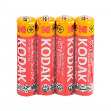 Батарейка солевая Kodak Super Heavy Duty R3 AAA ( 4 шт )
