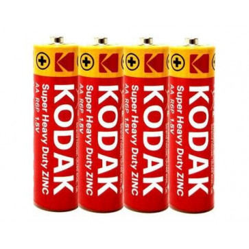 Батарейка солевая Kodak Super Heavy Duty R6 AA ( 4 шт )