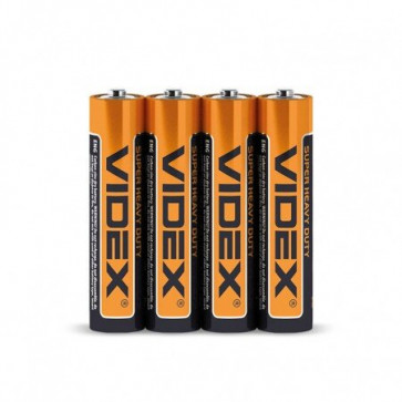 Батарейка солевая Videx Super Heavy Duty R03P AAA( 4 шт )