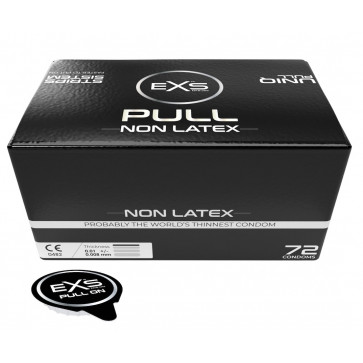 Без латексные ультратонкие презервативы EXS - Pull Non-Latex Condom, №1