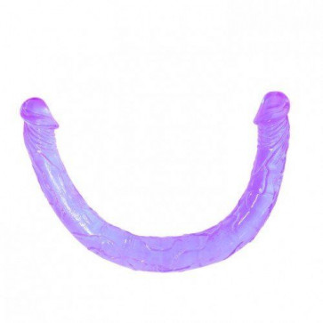 Двойной фаллоимитатор "Double Dong" BI-040015 PURP