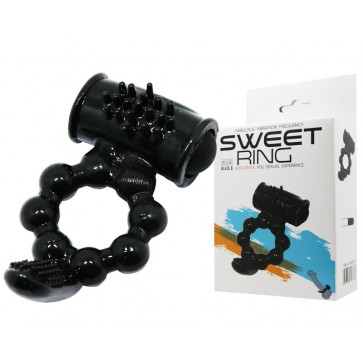 Эрекционное кольцо с вибрацией Sweet Ring, BI-014075-1
