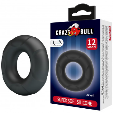 Эрекционное кольцо Crazy Bull №12 - Arvel super soft silicone, BI-210350