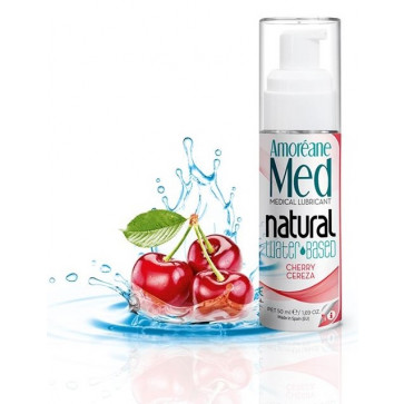 Гель-любрикант AM. Cherry Water Based Lubricant с фитопланктоном, 50 мл