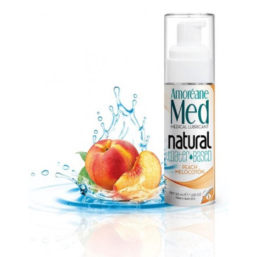 Гель-любрикант AM. Peach Water Based Lubricant с фитопланктоном, 50 мл