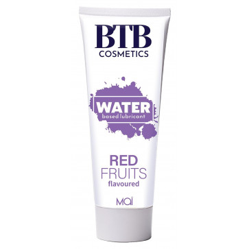 Гель-лубрикант на водной основе с ароматом лесных ягод Mai - BTB Water Based Lubricant RED FRUITS flavored, 100 ml