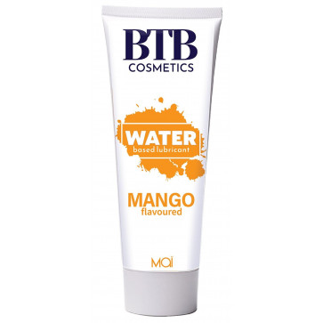 Гель-лубрикант на водной основе с ароматом манго Mai - BTB Water Based Lubricant MANGO flavored, 100 ml
