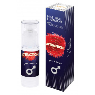 Гель лубрикант с феромонами для мужчин Mai - Attraction Natural Lubricant with pheromones for Him, 50 ml