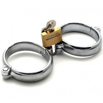 Женские стальные наручники