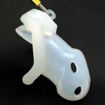 Устройство целомудрия из силикона JIZZ TRANSLUCENT