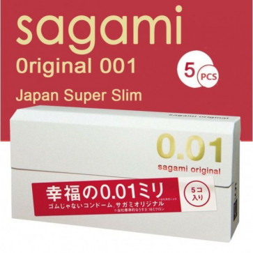 Ультратонкие презервативы Sagami Original 0.01мм, 5 шт