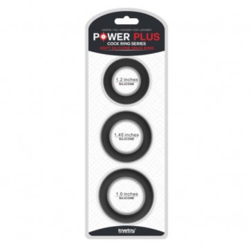 Мягкие силиконовые кольца для пениса Power Plus Soft Silicone Pro Ring