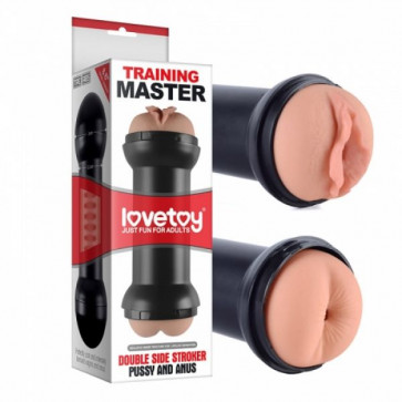 Двухсторонний мастурбатор Traning Master Double Side Stroker-Pussy and Anus