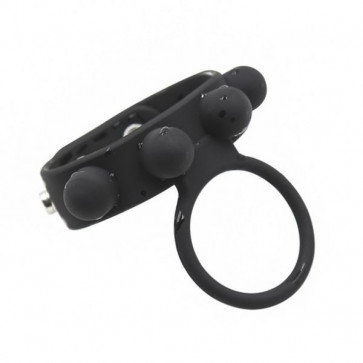 Силиконовые кольца на пенис Silicone Tri-Snap Scrotum Support Ring