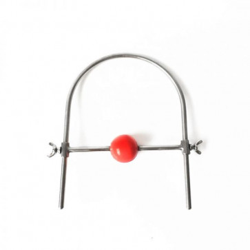 Кляп Stainless Steel Ring Silicone Ball Gags Red
