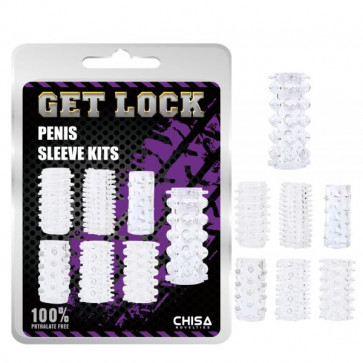 Эрекционные кольца Penis Sleeve Kits Clear