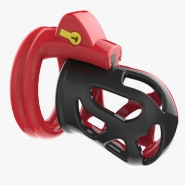 Male Chastity Device Cocks Cage Red
