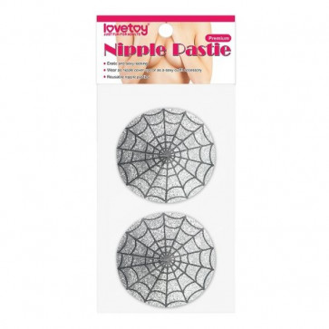 Стикини Reusable Spider Glittering Sexy Nipple Pasties