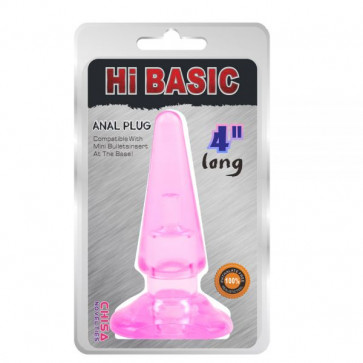 Анальная пробка розовая Sassy Anal Plug