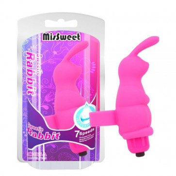 Насадка на палец для вибростимуляции клитора Sweetie Rabbit Pink