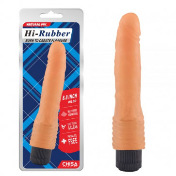 Телесный мультискоростной фаллоимитатор 8.8 Inch Dildo