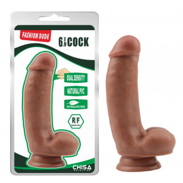 Латинский фаллоимитатор на присоске Fashion Dude 6.9 Inch Cock