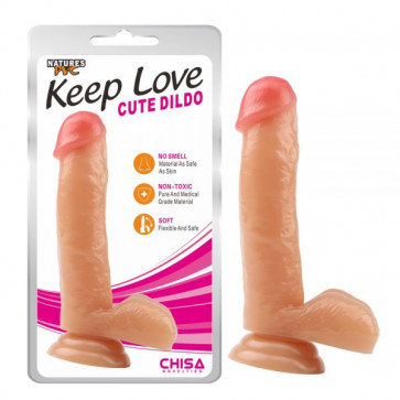 Реалистичный фаллоимитатор на присоске Cute Dildo