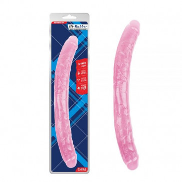 Розовый двухсторонний фаллоимитатор 18 Inch Dildo