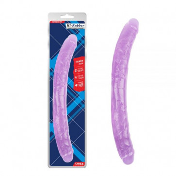 Фиолетовый двухсторонний фаллоимитатор 18 Inch Dildo