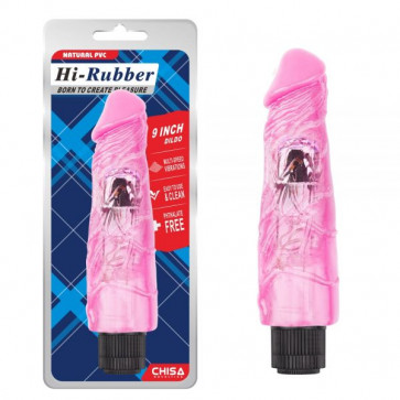 Вибратор мультискоростной розового цвета 9 Inch Dildo