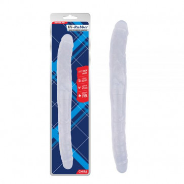 Прозрачный двухсторонний фаллоимитатор 17.8 Inch Dildo