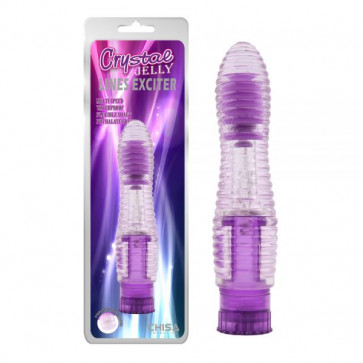 Фиолетовый мультискоростной вибратор Lines Exciter 