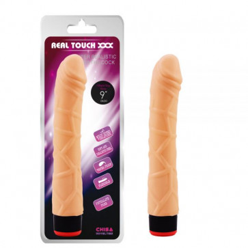 Телесный вибратор с венами Vibe Cock 9.0