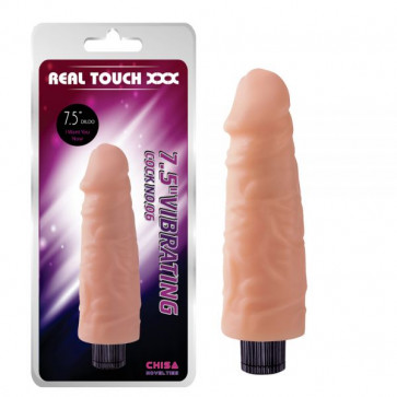 Вибратор телесного цвета 7.5 Vibrating Cock No.06