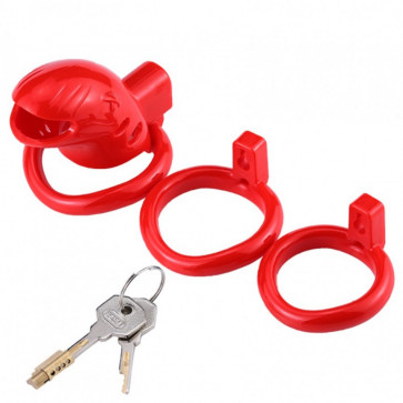 The latest design of resin chastity device clear,black,red, blue, Lavender
