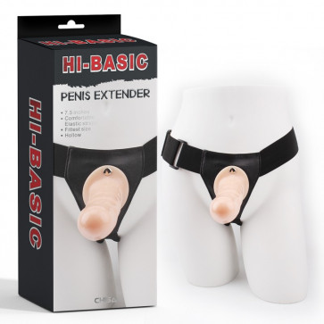 Страпон телесный на ремешке Penis Extender-Flesh