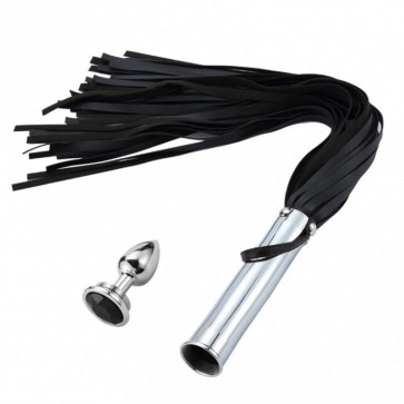 Metal Anal Plug Combination Whip A
