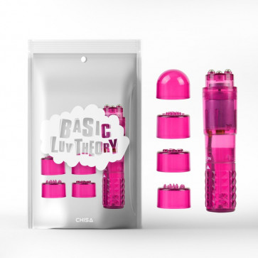Розовый вибростимулятор пластиковый The Ultimate Mini Massager