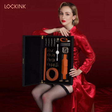 Большой элитный бдсм набор Bondage & Restraint Set Lockink