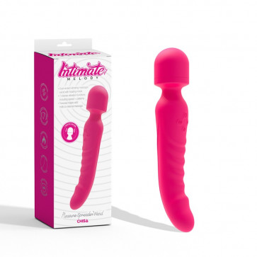 Клиторально-вагинальный двойной вибромассажер Pleasure Spreader Wand Pink