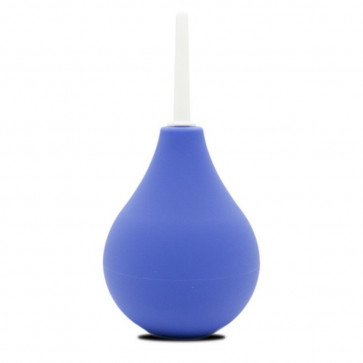 Клизма для очистки перед сексом Rubber Enema Blue