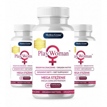 Препарат для повышения ощущений PlayWoman Capsules, 3x60шт