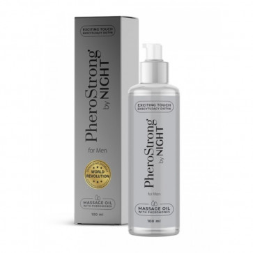Массажное масло с феромонами PheroStrong By Night for Men Massage Oil, 100мл