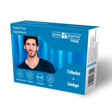 Препарат для увеличения полового члена Herbal Food Supplement Andropharma Penis, 30шт